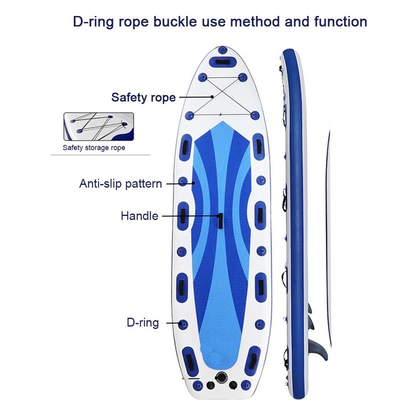 6 Pieces D Rings Patch for PVC Inflatable Boat Canoe