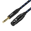 DREMAKE XLR to 6.35mm 1/4 Inch Mic Cable, 10FT 6.35mm