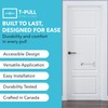 Manual Door Closer - Accessible - Swivels - Interior/Exterior (White