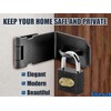Litensh 4 Inch 90° Right Angle Stainless Steel Door Locks