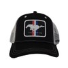 Ford Mustang Trucker Hat Embroidered 100% Recycled Polyester Blue Black,