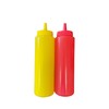 Ketchup and Mustard BPA Free Food Prep Cute Set of