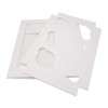 R&J 4 Pack - 6 Hole Cupcake Boxes, White Bakery