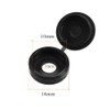DCQQ 200 Pieces Plastic Fold Screw Snap Covers,Hinged Screw Cover