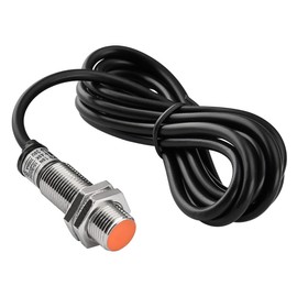 Heschen Inductive Proximity Sensor Switch PR12-2DP Cylindrical Type DC 12-24V 3 Wire PNP NO(Normally Open) CE