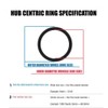 Hub Centric Ring Set 100mm Wheel Bore OD To 78.1mm