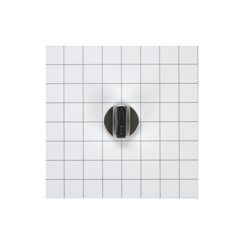Whirlpool W11122880 Genuine OEM Range Surface Burner Knob, Stainless Replacement