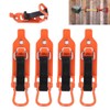 Byttlerom Fist Clamp Orange Metal for Mounting Tools Equipment Auto