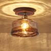 Semi Flush Mount Ceiling Light, Mid-Century Modern Ceiling Light Fixture,