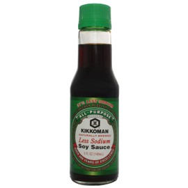 Kikkoman Lite Soy Sauce, 5 Fl Oz (Pack of 12)