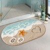 Luxury Microfiber Bath Mat, Extra Soft and Absorbent Bathroom Carpet,
