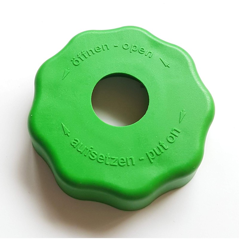 EasyDrehFix bottle opener, screw-on aid, opening aid for seniors (green)