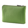 abro Leather Dalia Cosmetic Bag Lime, lime
