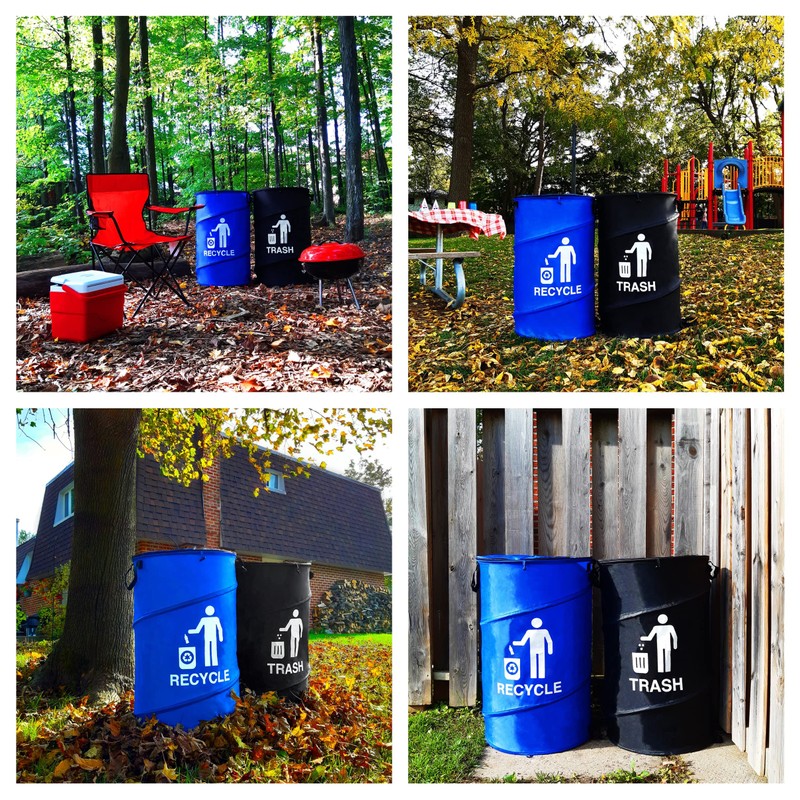 Gigco21 33 Gallon Capacity Large Durable Waterproof Combo pop up