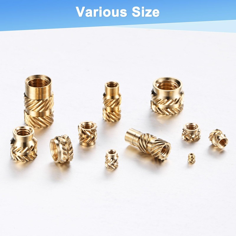 M METERXITY 70-Pack Threaded Inserts, M4 x 8mm x 5mm
