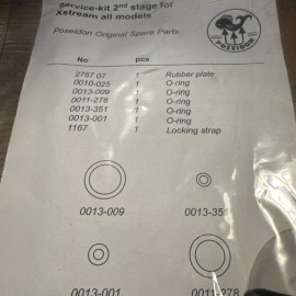 Poseidon Service Kit 2nd Stage For Xstream All Models Poseidon Original Parts