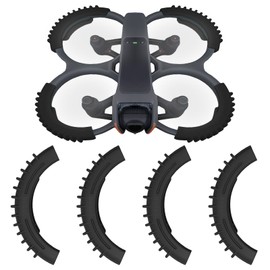 Craznick Avata 2 Propeller Protection Bumper - Prop Bumper Anti-Collision Bumper Protective Case Ring for DJI Avata 2 Accessories Black