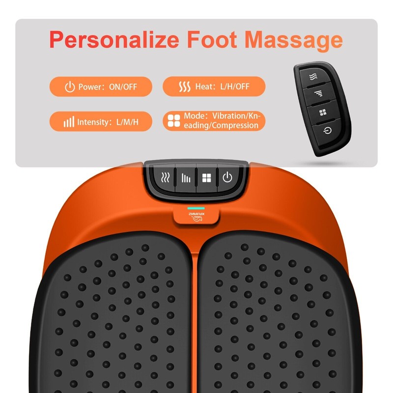 Snailax Foot Massager With APP Control, Vibration Foot Massager for
