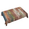 Walmsco Tablecloth Brown Wood Decor For Dining Room Kitchen Rectangular
