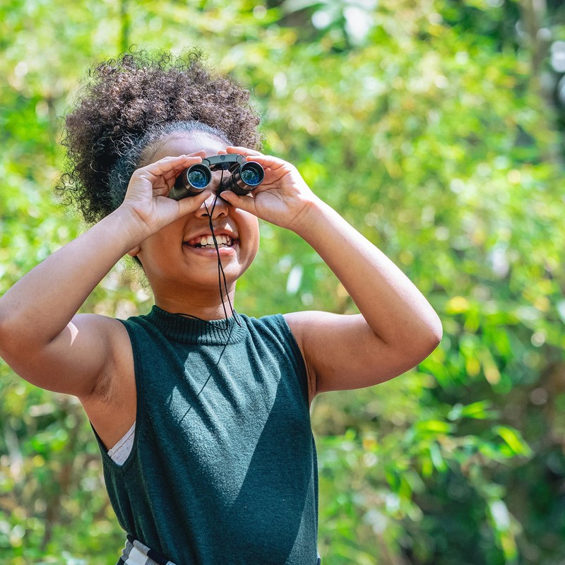 Barska 16x32 Lucid View Compact Binoculars with Roof Prisms, Fully