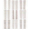 Yesallwas 9 Sheets 89 Pairs Eyebrow tattoos brown Realistic Fake