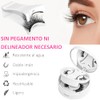 Pestañas Magnéticas Reutilizables 2 Pares, Kit con Aplicador, Sin Pegamento,