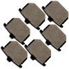 Caltric Brake Pads for Honda GL1100I Goldwing Interstate 1980 1981