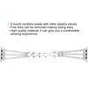 Rhinestone Brass Metal Bracelet Watch Band Strap Replacement for IOS