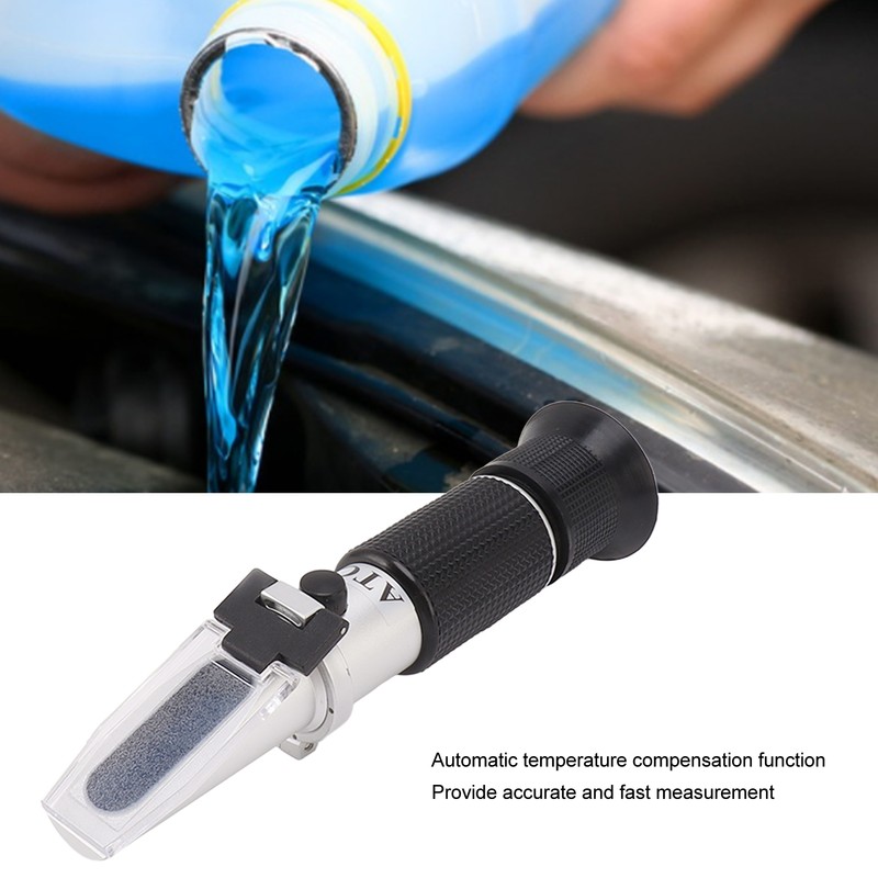 Antifreeze Refractometer with ATC Function Propylene Glycol Ethylene Glycol Wiper
