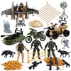 US Army Men Action Figures Play Set,Toy Soldiers with Military