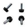 Runseaway 20Pcs 1/4-20 UNC Thread Adjustable Furniture Levelers, Screw-in Galvanized