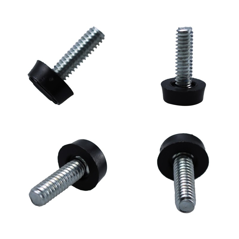 Runseaway 20Pcs 1/4-20 UNC Thread Adjustable Furniture Levelers, Screw-in Galvanized