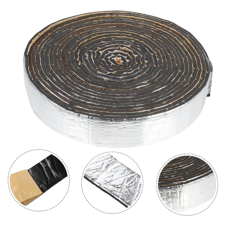Alipis 1Roll Sound Insulation Cotton Mat Thick Noise Reduction Duct