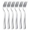 Dinner Forks 6 Pieces, Stainless Steel 20cm Table Forks Cutlery