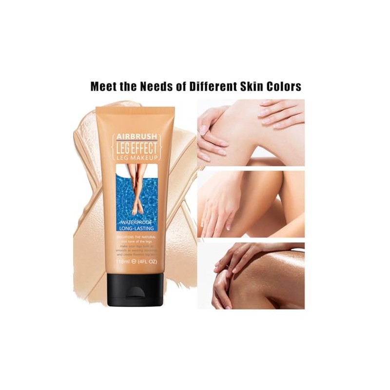 Maquillaje Para Piernas, Resistente Al Agua, Corrector Corporal Sin Transferencia,