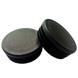 CaSuTong 1 3/4 Inch (45mm) Round Plastic Plugs, Tubing End Cap, Insert End Caps for Round Metal Tube (8 Pack)