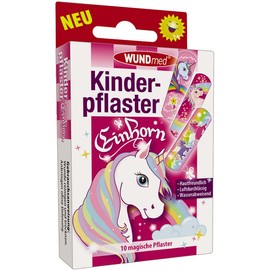 Wundmed Pack of 10 Children's Plasters Unicorn Pack of 10 (100 Pieces)