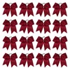 chiduerm 16Pcs Cheerleading Bows 8 Inch Large Cheer Hair Bows