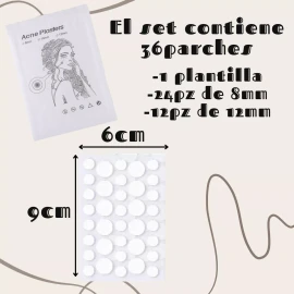 Veraly Parches Para Acné Espinillas Facial Absorbente Oculta