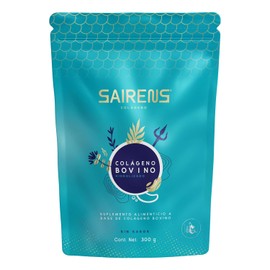 COLÁGENO SAIRENS | Péptidos de Colágeno Bovino | Colágeno hidrolizado tipo I y III | SIN SABOR | 300g