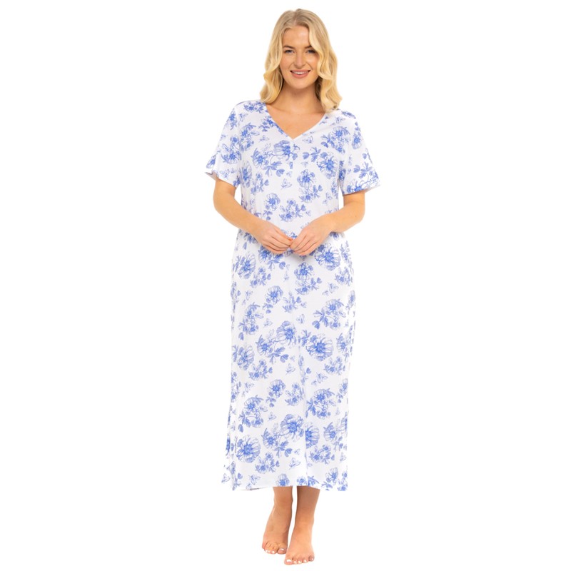 Suzy & Me Plus Size 100% Jersey Cotton Nightshirt (CHINA