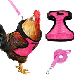 Adhafera Chicken Harness (Pink, L)