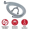 SPARES2GO Universal Drain Hose with Right Angle End for Dishwashers