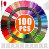 Embroidery Floss 100 Skeins Friendship Bracelets Threads Cross Stitch Thread