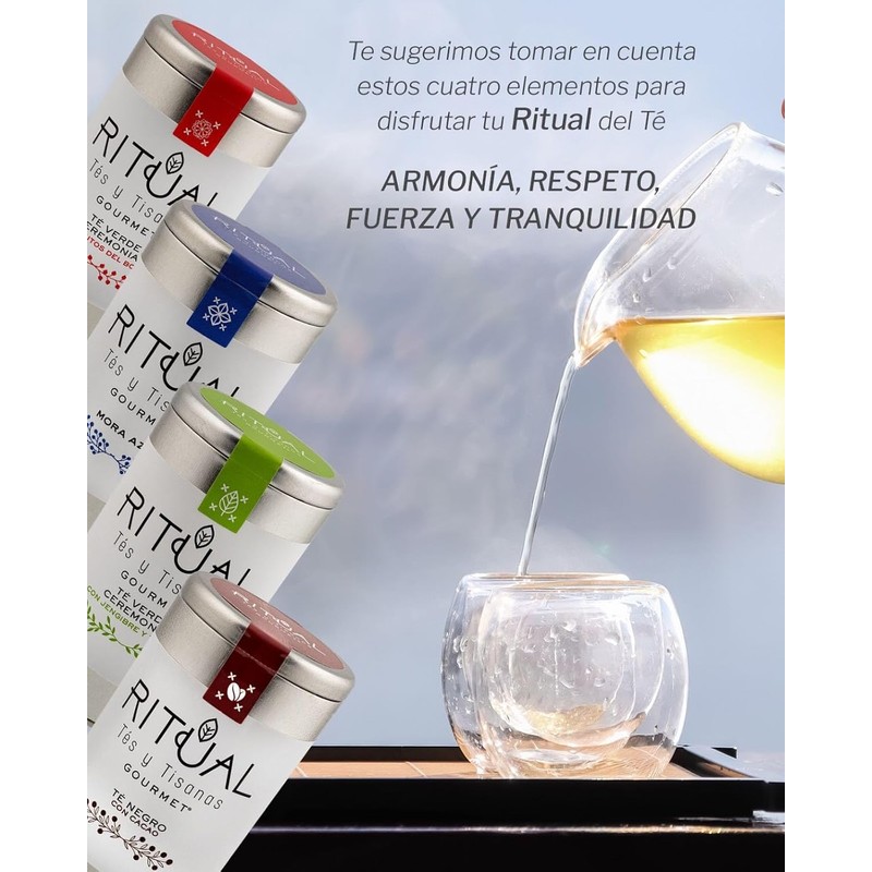 Té Verde con Jengibre y Limón Ritual Gourmet 150 g