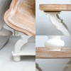 Elesuli Accent Wood Farmhouse End Table Side Tables Nightstand Natural