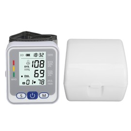 Blood Pressure Machine Wrist Type High Accuracy Automatic Blood Pressure Measuring Instrument English Without Voice