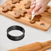 4pcs Non-Stick English Muffin Rings Stainless Steel Cooking Molds for