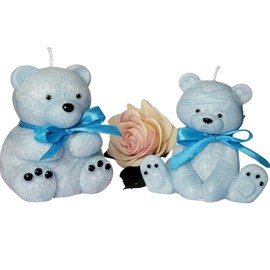 Diprana Teddy Bear Charm: Handcrafted Palm Wax Candles