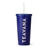 TEAVANA- BLUE COLD CUP - 16 OZ